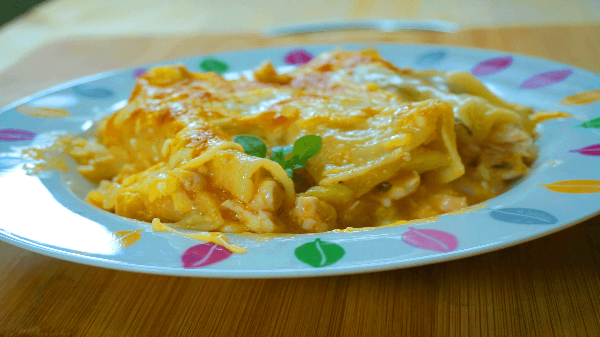 Csirkés-cukkinis cannelloni recept