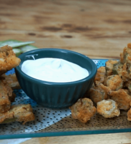 Okra chips ropogós falatkák fűszeres bundában